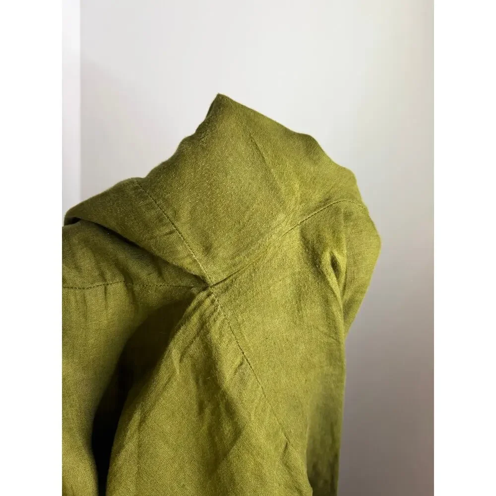 Quince 100% European Linen Tapered Ankle Pants Size Large